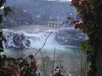 Rheinfall im Winter